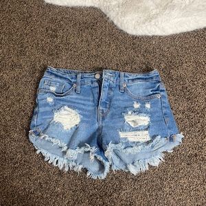 Mossimo high rise jean shorts